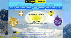 Desktop Screenshot of action-sports.fr